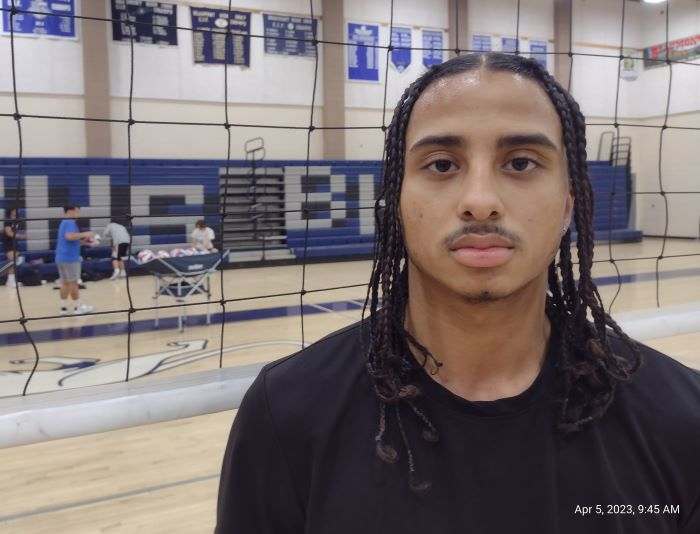 Damon Potter will play volleyball next season at Alderson Broaddus University in West Virginia. Photo: John Murphy